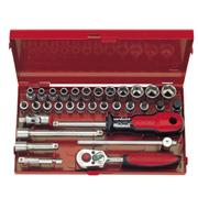 Carolus 4004-77 33 Piece Metric 1/4'' Drive Socket Set
