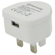 MERCURY Compact USB Charger 1000mA