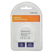 Mercury 421741 100-240 Volt AC/DC Compact USB Charger
