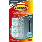3M Command™ 17017CLR-4PK Clear Wire Clip