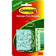 3M Command™ 17017CLR-AW-16PK Clear Light Clip