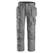 Snickers 3214 Canvas+ Craftsmen Holster Pocket Trousers - Grey
