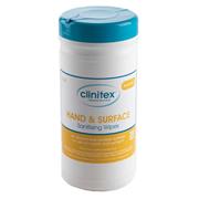 CLINITEX Hand & Surface Wet Wipes, 200 Wipes