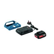 Bosch 1600A003NB 18 Volt Wireless Charging Kit, 1 x 2.0Ah Batteries