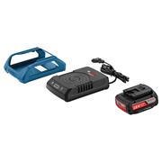 Bosch 1600A003NB 18 Volt Wireless Charging Kit, 1 x 2.0Ah Batteries