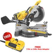 DeWALT DHS780T2 54 Volt 305mm Mitre Saw, 2 x 6.0Ah Batteries