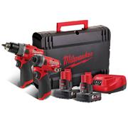 Milwaukee M12FPP2A-602X 2 Piece 12 Volt Fuel Power Pack, 2 x 6.0Ah Batteries