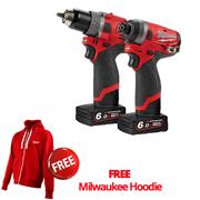 Milwaukee M12FPP2A-602X 2 Piece 12 Volt Fuel Power Pack, 2 x 6.0Ah Batteries