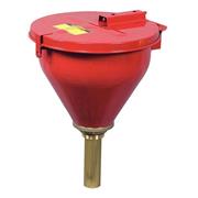 Justrite 08207 Safety Self-Close Steel Drum Funnel