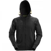Snickers 2880 Logo FZ Hoodie - Black