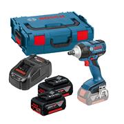 Bosch GDS18 V-EC 250 18 Volt High Torque 1/2" Impact Wrench, 2 x 5.0Ah Batteries