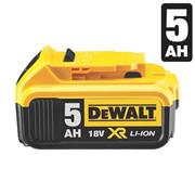 DeWALT DCB184 18 Volt XR Lithium-Ion Battery Pack, 1 x 5.0Ah Batteries