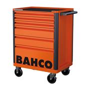 Bahco E72 6-Drawer Orange Tool Trolley Cabinet