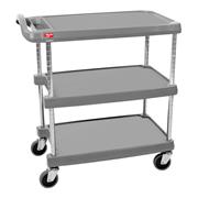 Metro BC162734G 3-Shelf Grey Polymer Trolley