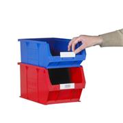 Topstore TC Container ID Labels & Plastic Label Holders Packs of 100