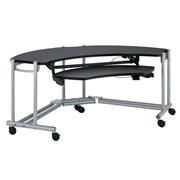 Anthro FCCSM/BK3 Black Sit/Stand Fit Console Unit