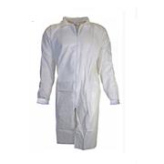 CHEMSPLASH 2649 Labcoat Zip Fastening Knitted Cuffs
